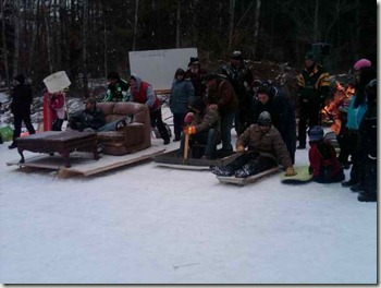 adult sled race