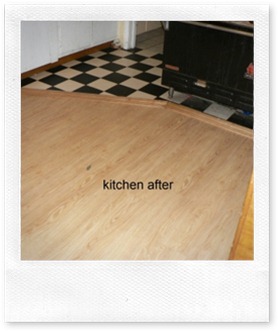 kitchen floor after 1