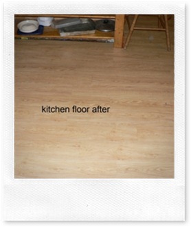 kitchen floor after