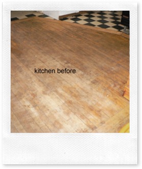 kitchen floor before 1